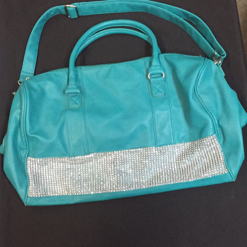 Turquoise Large ALFA Duffle Bag.